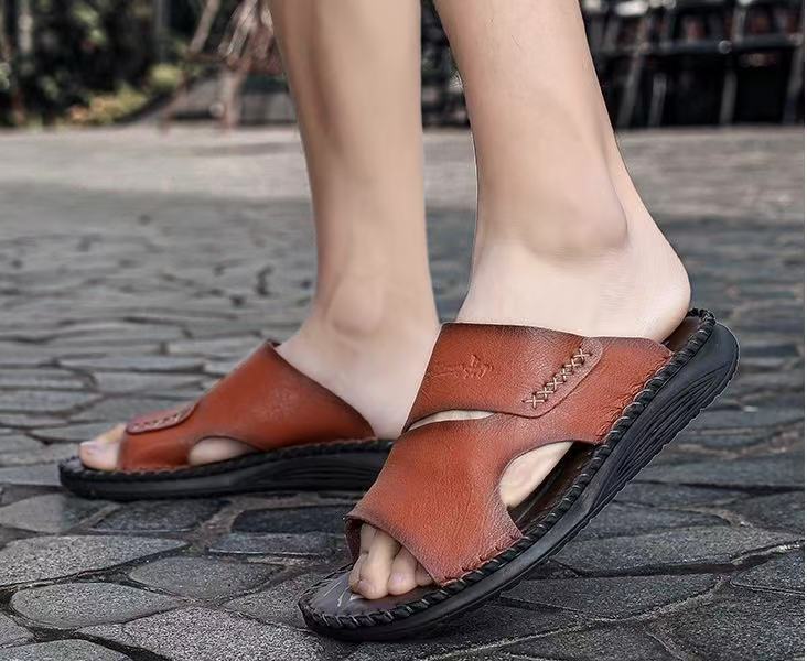 ⏰Last Day! 45% OFF  🔥GARB®Men's Handmade Breathable No-glue Orthopedic Sandals
