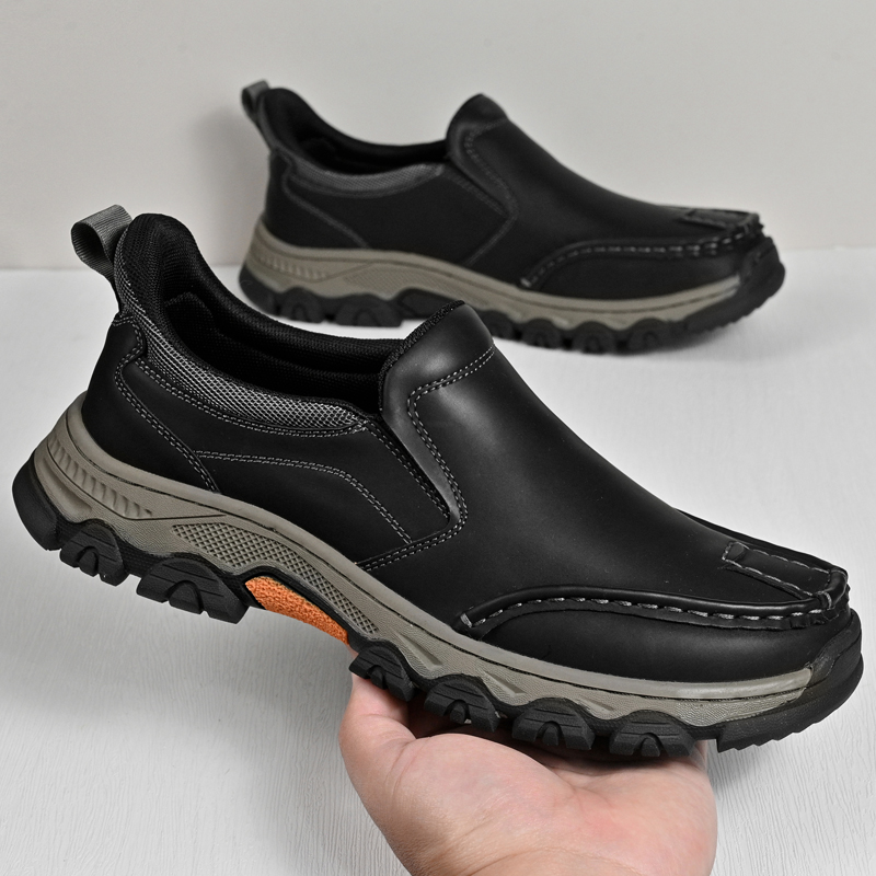 ⏰Last Day! 45% OFF  🔥GARB®Men's Genuine Leather Walking Shoes with Arch Support & Wide Toe Box