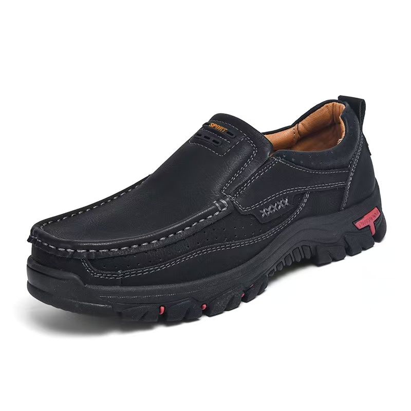 ⏰Last Day! 45% OFF  🔥GARB®Men's Genuine Leather Outdoor Slip-On Loafers with Arch Support & Wide Toe Box