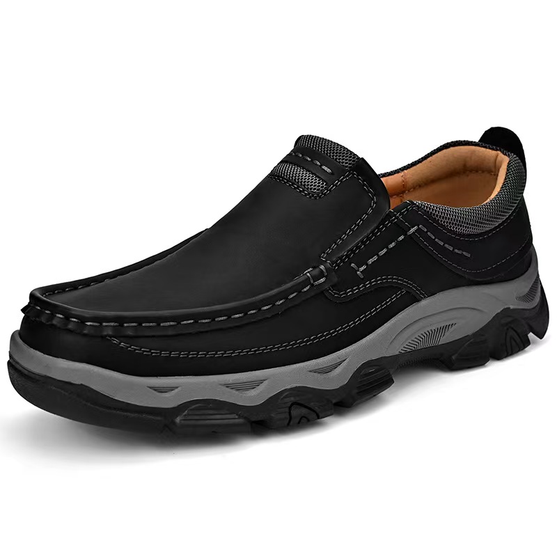 ⏰Last Day! 45% OFF 🔥GARB® Men’s Wrinkled Full Grain Leather Slip On Casual Shoes