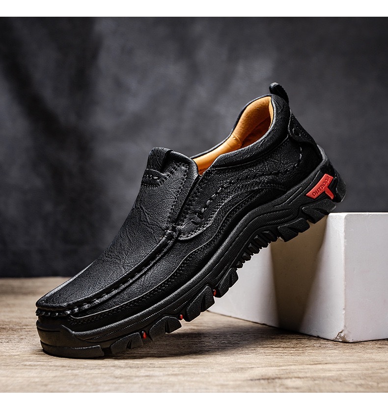 ⏰Last Day! 45% OFF  🔥GARB®Men's Handmade Genuine Leather Outdoor Waterproof Walking Shoes