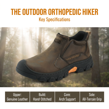 ⏰Last Day! 45% OFF  🔥GARB® Men’s Genuine Leather Slip-On Outdoor Walking Shoes