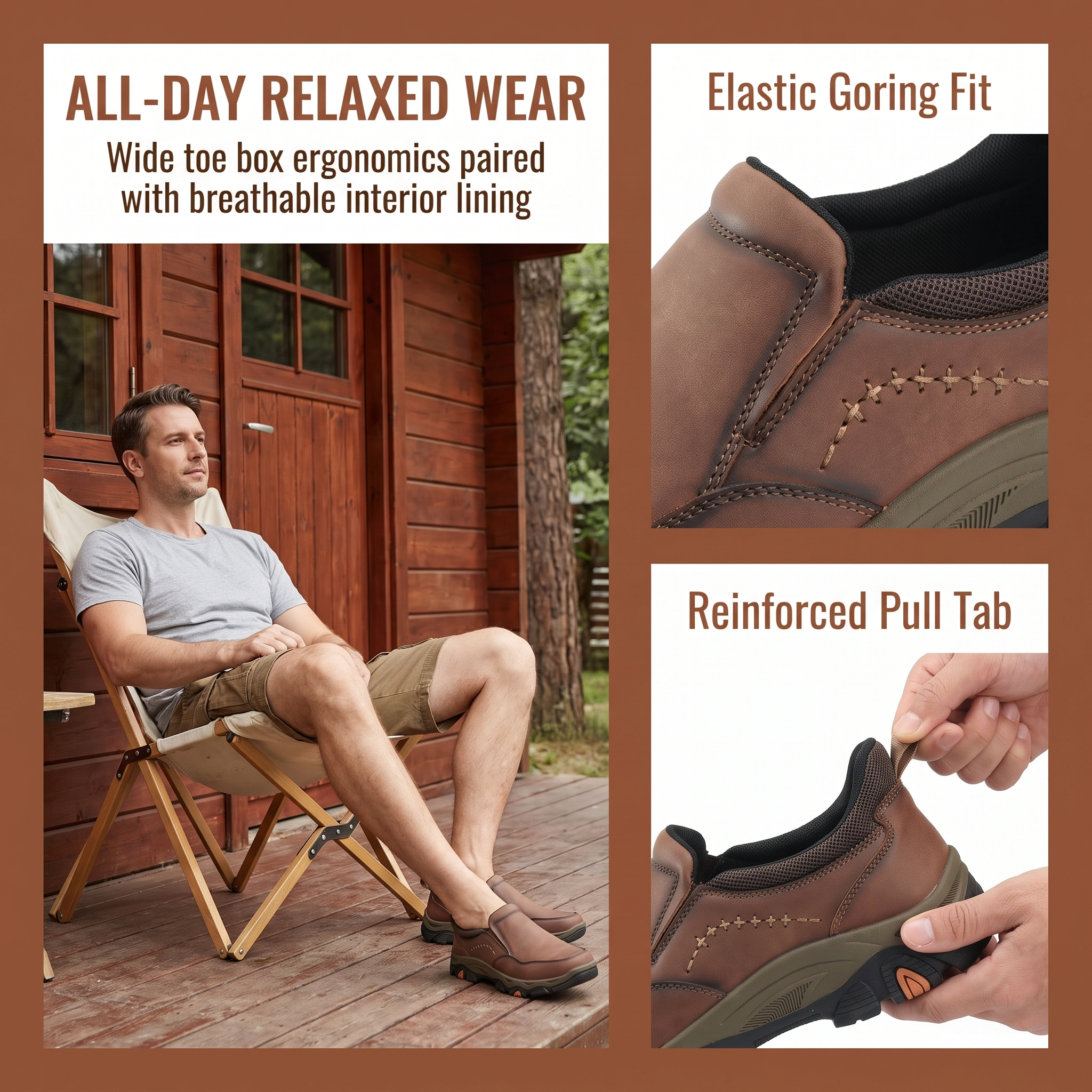 ⏰Last Day! 45% OFF  🔥MANTRAFF®Men’s Hand‑Stitched Slip‑On Vintage Leather Loafers
