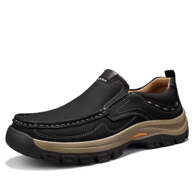 ⏰Last Day! 45% OFF  🔥GARB®Men's Genuine Leather Outdoor Slip-On Loafers with Arch Support & Wide Toe Box