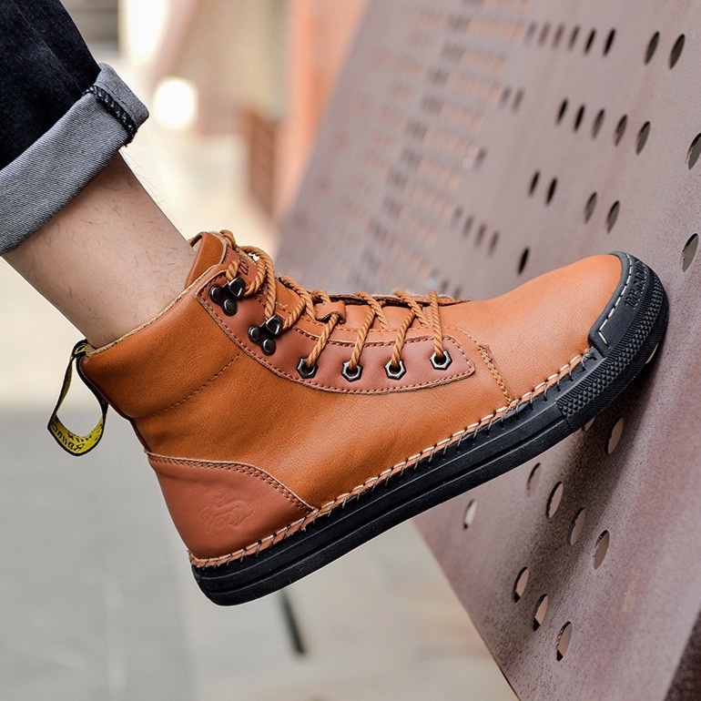 ⏰Last Day! 45% OFF 🔥GARB®Men's Genuine Leather Orthopedic Walking Boots