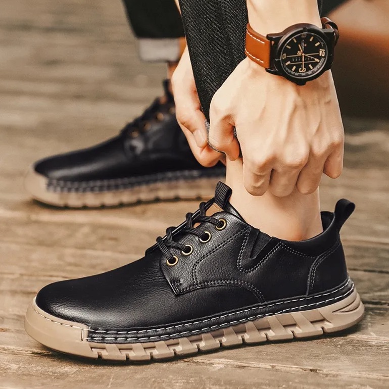 ⏰Last Day!45% OFF 🔥GARB®Men's Handmade Genuine Leather Orthopedic Shoes