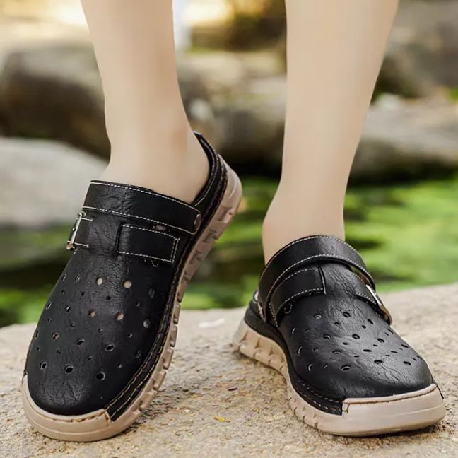 [Copy]⏰Last Day! 45% OFF  🔥GARB®Men's Orthopedic Mules (Breathable Mesh and Genuine Leather)