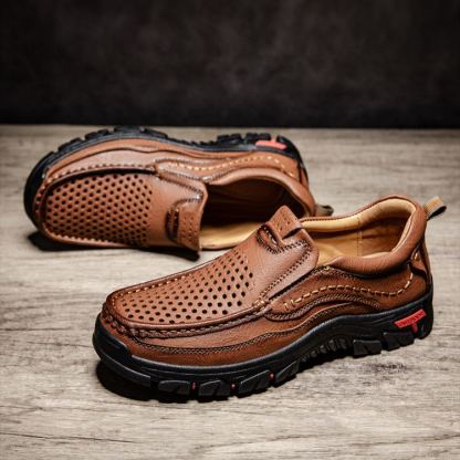 ⏰Last Day! 45% OFF  🔥GARB®Men's Handmade Genuine Leather Outdoor Waterproof Walking Shoes