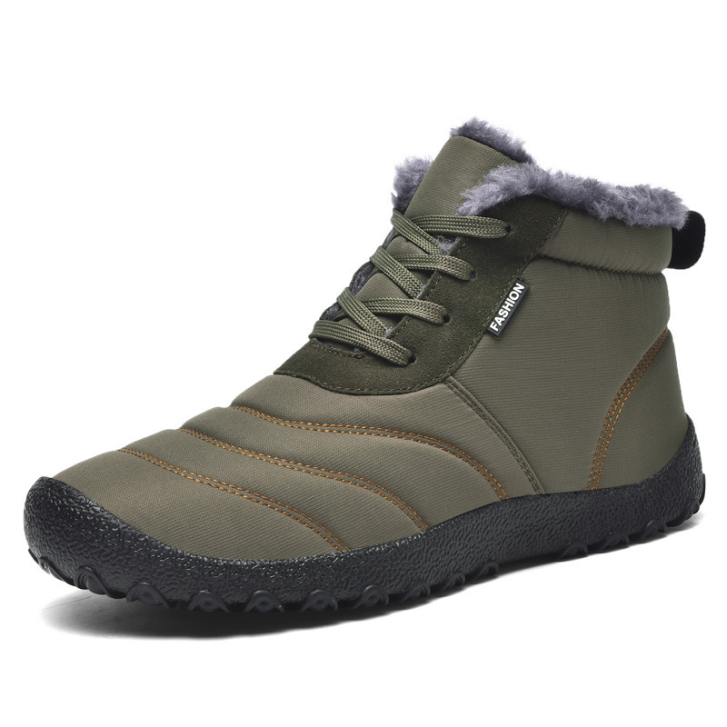 Men's Waterproof Wool-Lined Snow Boots