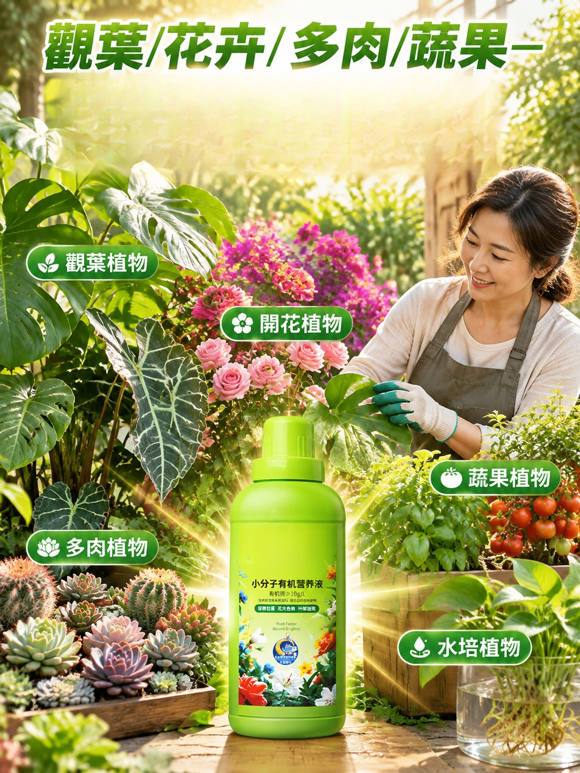 小分子有機植物營養液