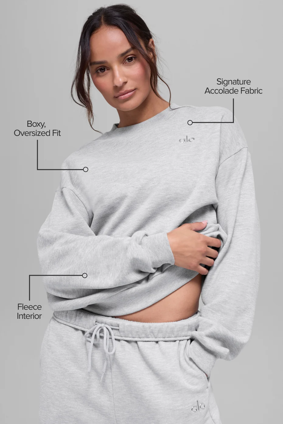 ベストセラー Accolade クルーネック プルオーバー基本カラー: Athletic Heather Grey