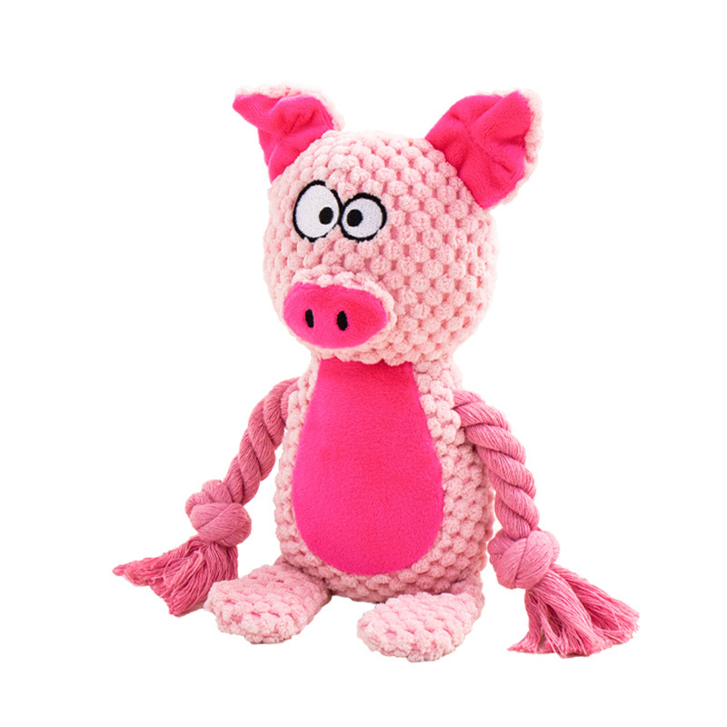 Plush Sound Cotton Rope Toy for Dogs