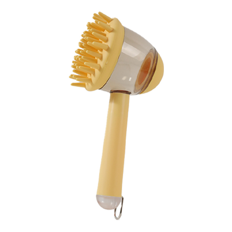 3-in-1 Pet Bath Brush for Dogs & Cats