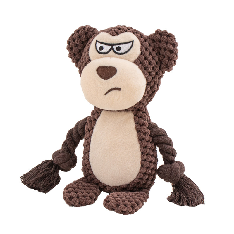 Plush Sound Cotton Rope Toy for Dogs