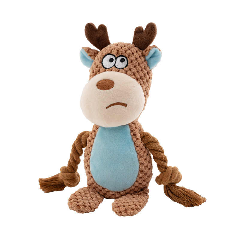 Plush Sound Cotton Rope Toy for Dogs
