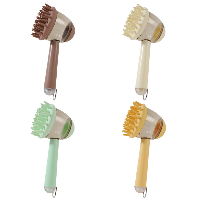 3-in-1 Pet Bath Brush for Dogs & Cats