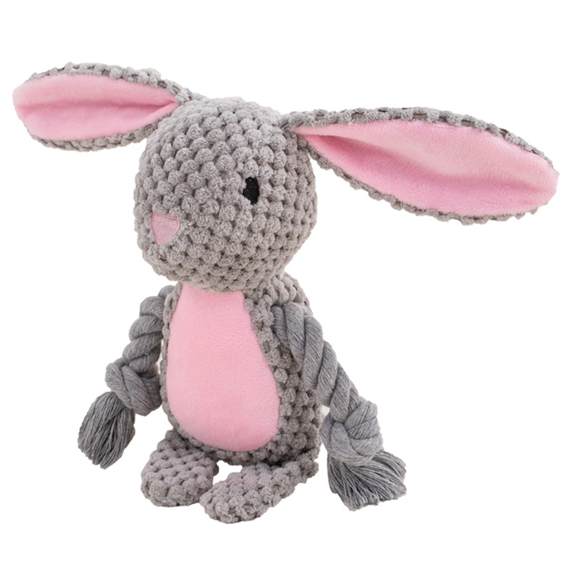 Plush Sound Cotton Rope Toy for Dogs