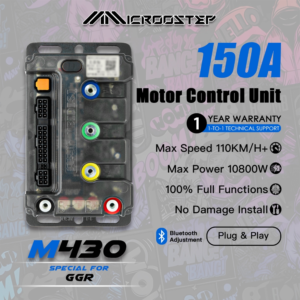 [Microostep] GGR Lion G1 Controller | Plug & Play | 65-90km/h+ Speed | 6month warranty