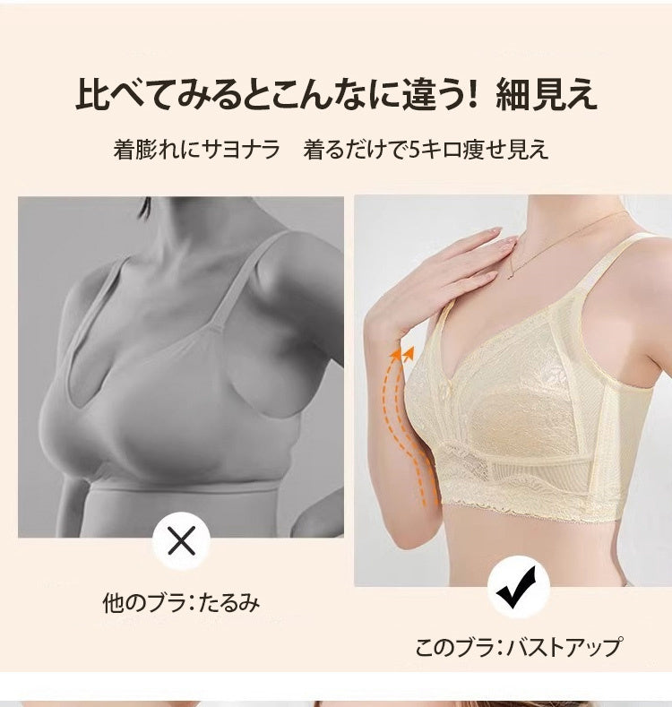 胸が小さく見えるブラ バストアップ ヴェーミア