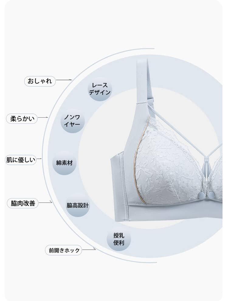 前開き授乳ブラ ポイント
