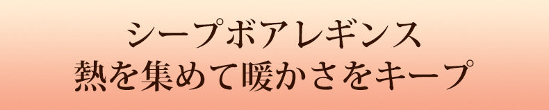 レギンス 冬 用 熱を集めて暖かさをキープ VEIMIA