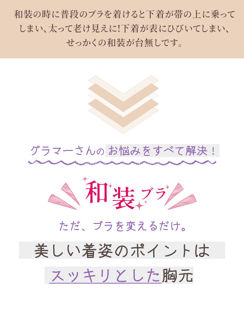 和装ブラジャー お悩みをすべて解決 ヴェーミア