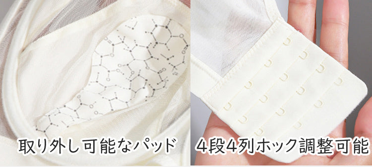 胸を小さくするブラ パッド&ホック ヴェーミア