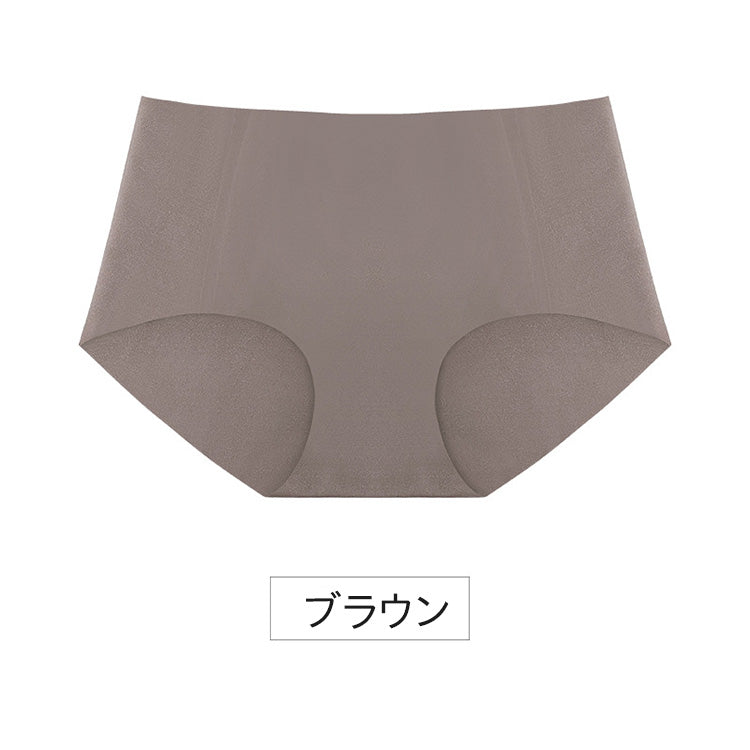 シームレスショーツ ブラウン