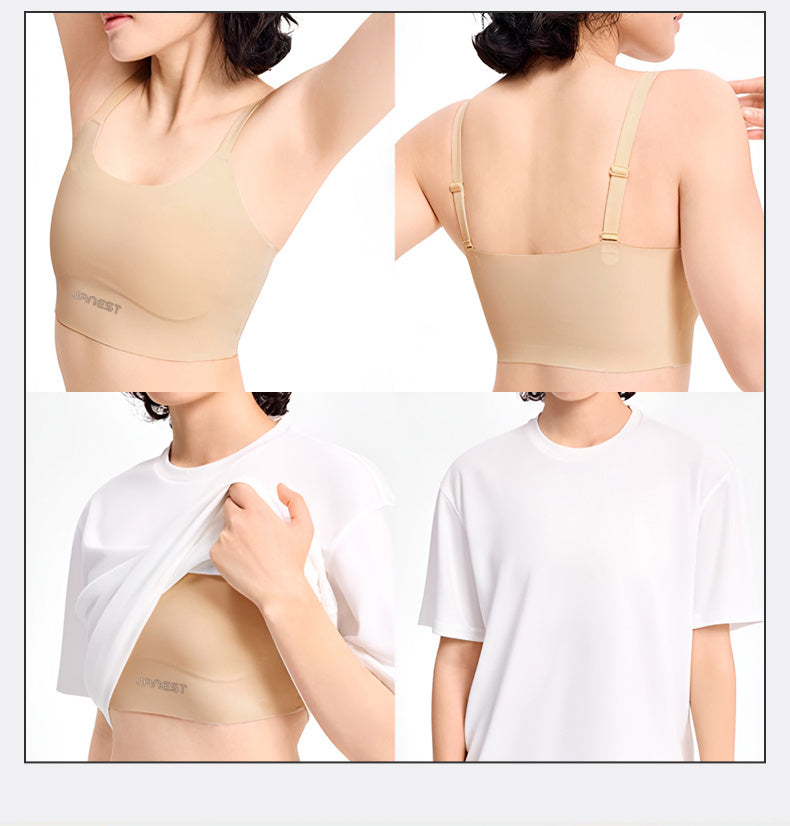 和装ブラ 白Tシャツを着てもシームレスで目立たない ヴェーミア