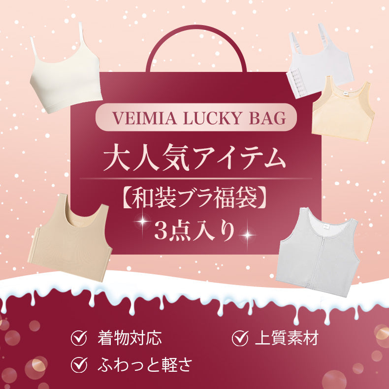 和装ブラ 3点入り 福袋VEIMIA