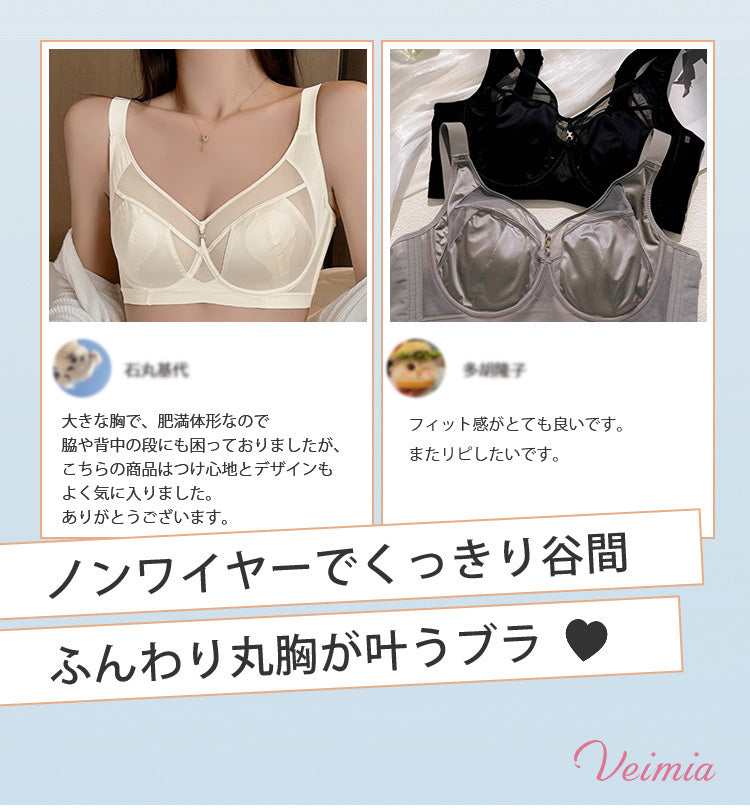 小さく見せるブラ しっかりホールド VEIMIA