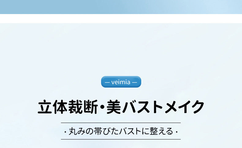 大きいサイズブラ 立体裁断 VEIMIA