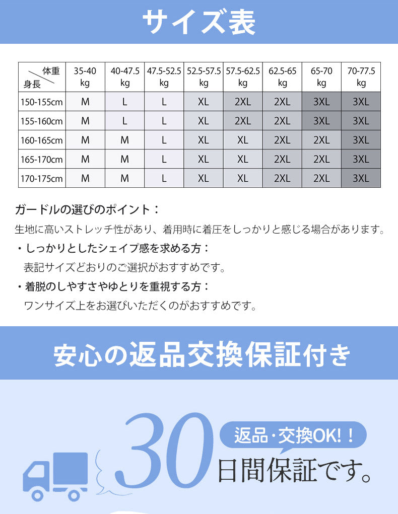 骨盤 矯正 ガードル サイズ表 VEIMIA
