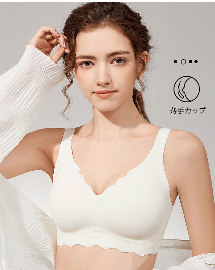 ワイヤレスブラ 薄手カップ
