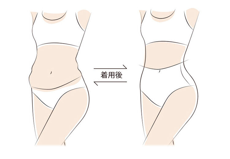 レースショーツ くびれメイク