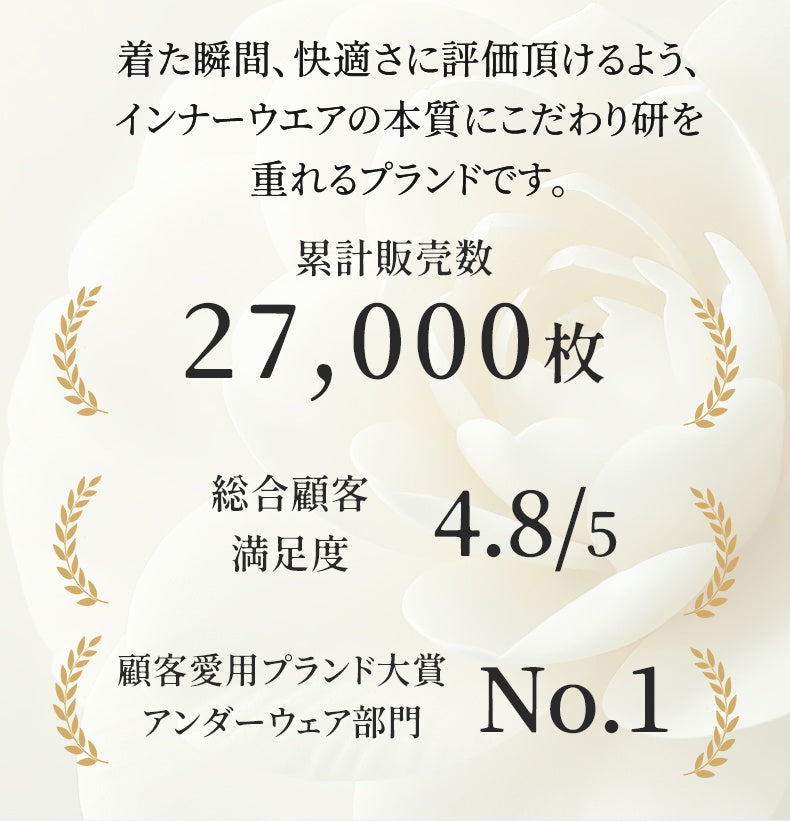 ブラ付きキャミ 累計販売数27000枚 VEIMIA