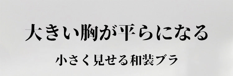 和装ブラジャー 大きい胸 ヴェーミア