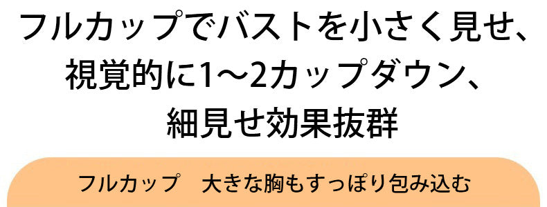 小さく見せるブラ フルカップ ヴェーミア