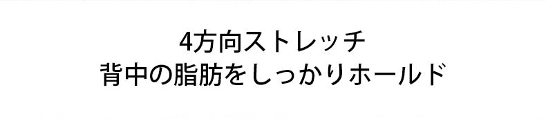 胸を小さく見せるブラ 背中の脂肪をしっかりホールド ヴェーミア