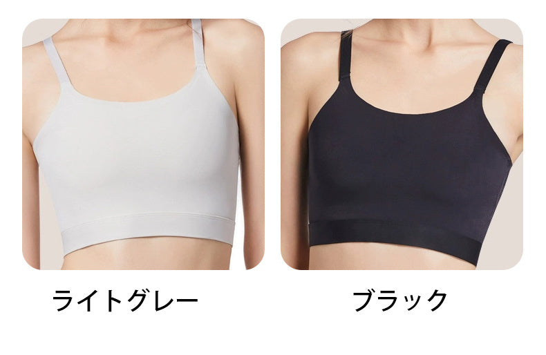 さらしブラ ライトグレーとブラック ヴェーミア