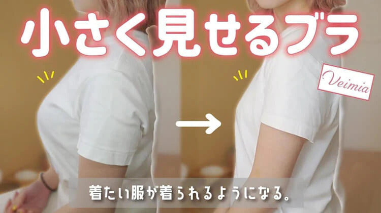 ヴェーミア和装ブラ 大きな胸を小さく見せる