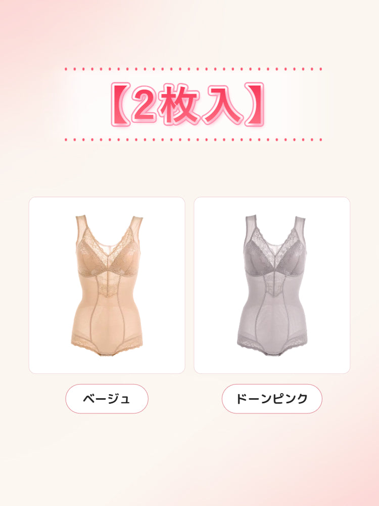 補整下着 【2枚入】ベージュ&ドーンピンク ヴェーミア