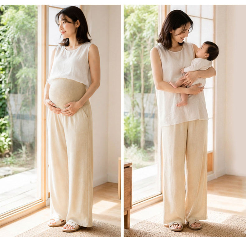 妊婦 用 パンツ 妊娠中から産後まで自然にフィット ヴェーミア
