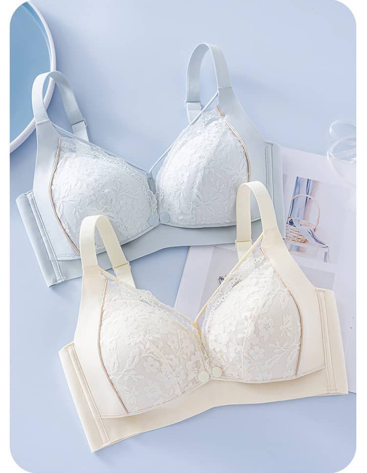 前開き授乳ブラ 大人可愛い