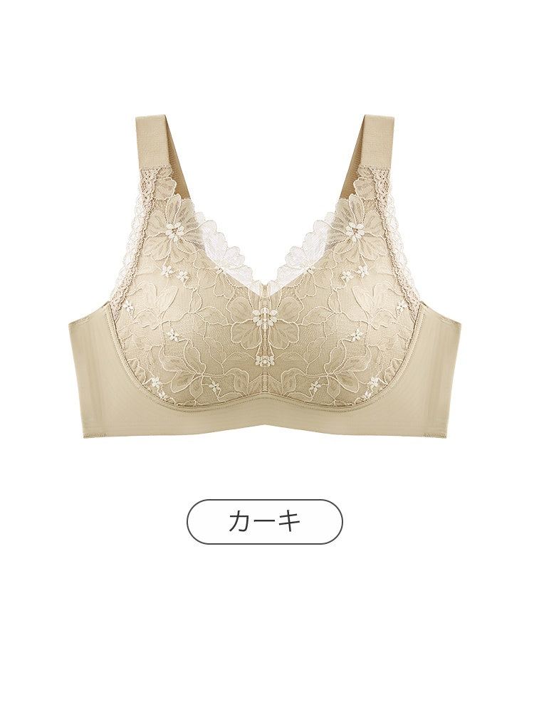 大きい サイズ ブラ カーキ VEIMIA