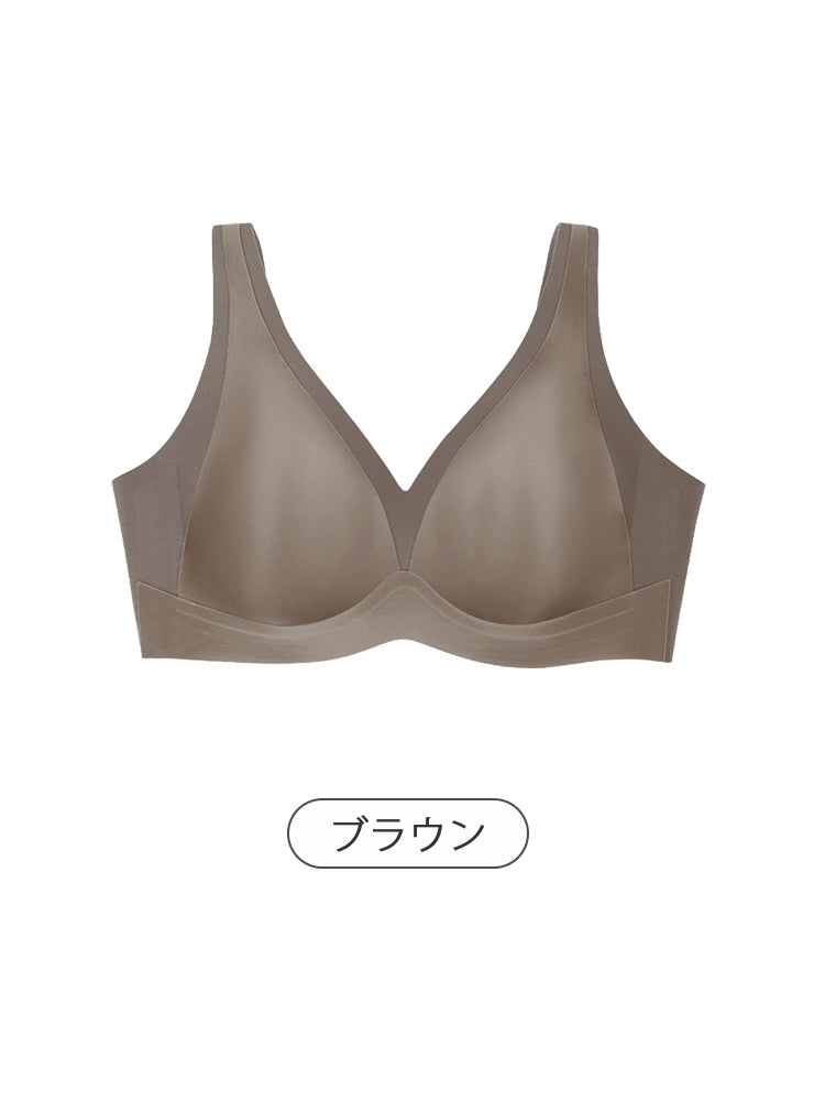 小さく 見せる ブラ ブラウン ヴェーミア