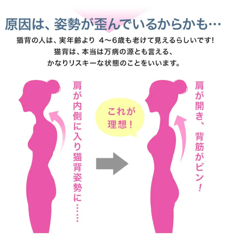 美胸ブラ 背筋がピン