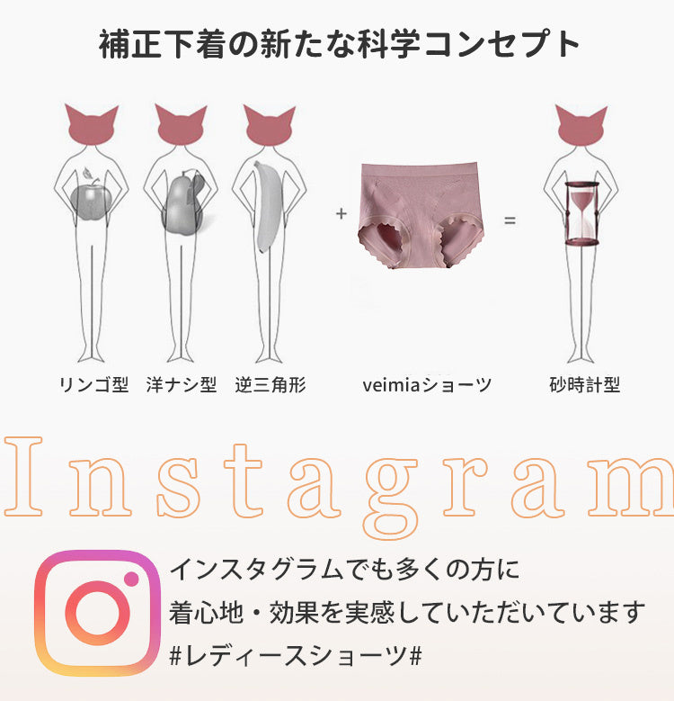 レディース ショーツ 新たな科学コンセプト ヴェーミア
