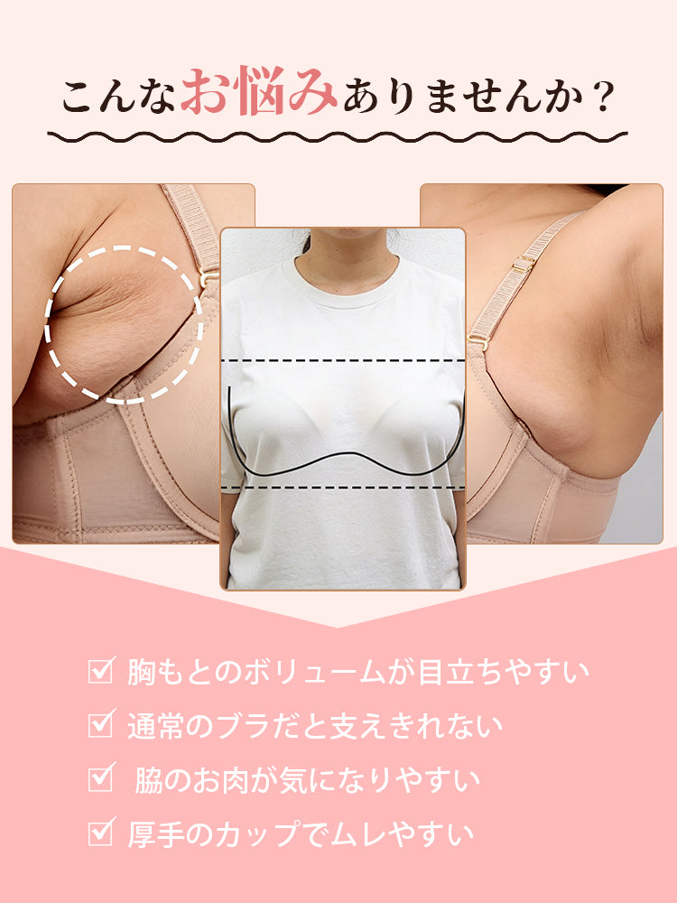 大きい サイズ ブラ バスト悩みにやさしく寄り添う ヴェーミア