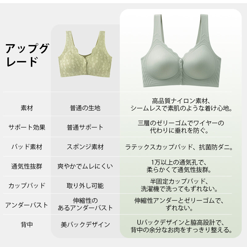 前開きブラ 全面的なアップグレード VEIMIA